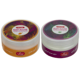 کره بدن بببک (Bbk) مدل A&M حجم 200 میلی لیتر مجموعه 2 عددی