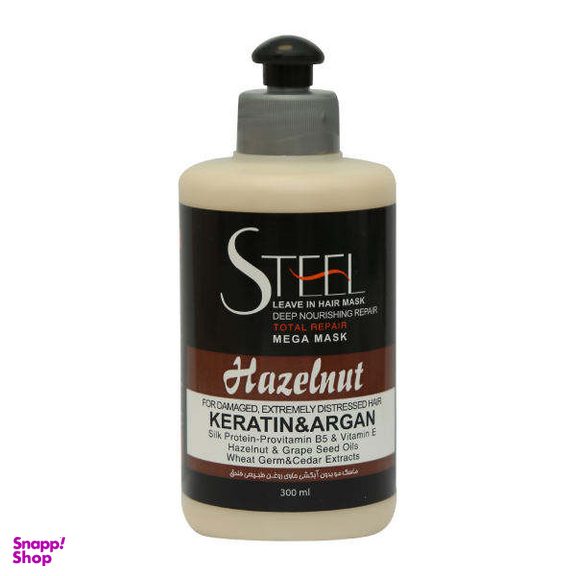 ماسک مو استیل (Steel) مدل Hzt-01 حجم 300 میلی لیتر