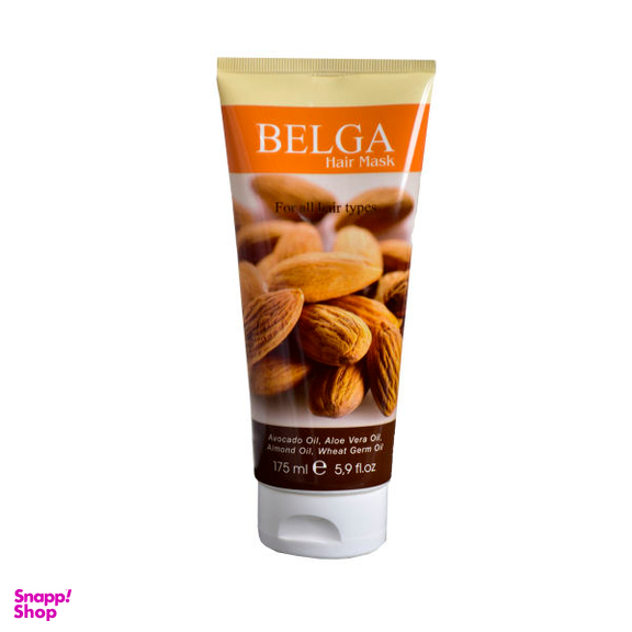 ماسک مو بلگا (Belga) مدل بادام حجم 175 میلی لیتر