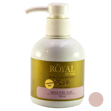 شامپو رنگساژ آتوسا رویال (Atousa Royal) مدل 004 حجم 300 میلی‌ لیتر رنگ مینیاتوری