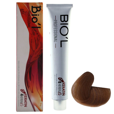 رنگ مو بیول (Biol) شماره 9.7 حجم 100 میلی‌لیتر رنگ بلوند زیتونی خیلی روشن