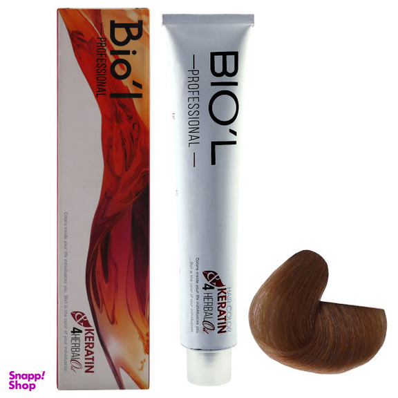 رنگ مو بیول (Biol) شماره 9.7 حجم 100 میلی‌لیتر رنگ بلوند زیتونی خیلی روشن