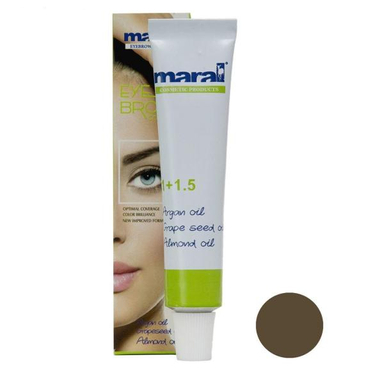 رنگ ابرو مارال (Maral) شماره 6 حجم 15 میلی‌لیتر رنگ بلوند کاکایویی تیره