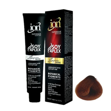 رنگ مو آیون (Ion) شماره 7.4حجم 120 میلی‌لیتر رنگ بلوند مسی متوسط