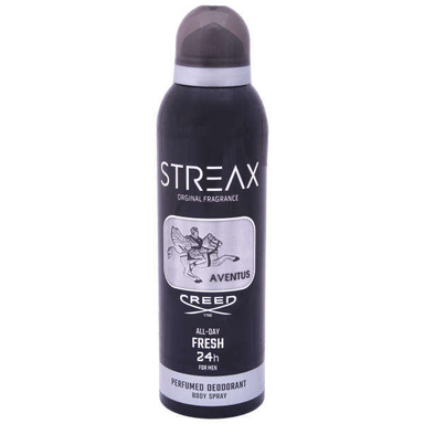 اسپری بدن مردانه استریکس (Streax) مدل Creed Aventus حجم 200 میلی لیتر