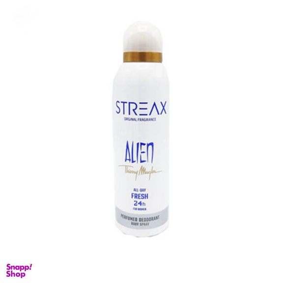 اسپری بدن زنانه استریکس (Streax) مدل Alien حجم 200 میلی لیتر