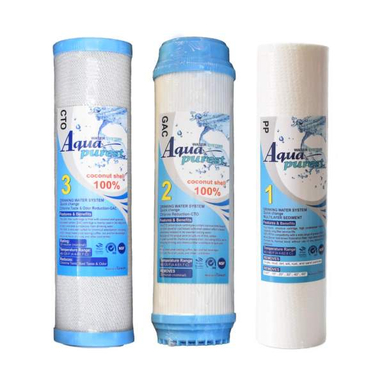 فیلتر دستگاه تصفیه کننده آب آکوا پیورست (Aqua Purest) مدل RO03 بسته 3 عددی