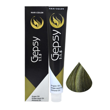 رنگ مو جیپسی (Gepsy) شماره 7.2 حجم 100 میلی‌لیتر رنگ بلوند زیتونی متوسط
