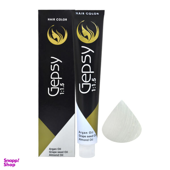 رنگ مو جیپسی (Gepsy) شماره 0.00 حجم 100 میلی‌لیتر رنگ روشن کننده