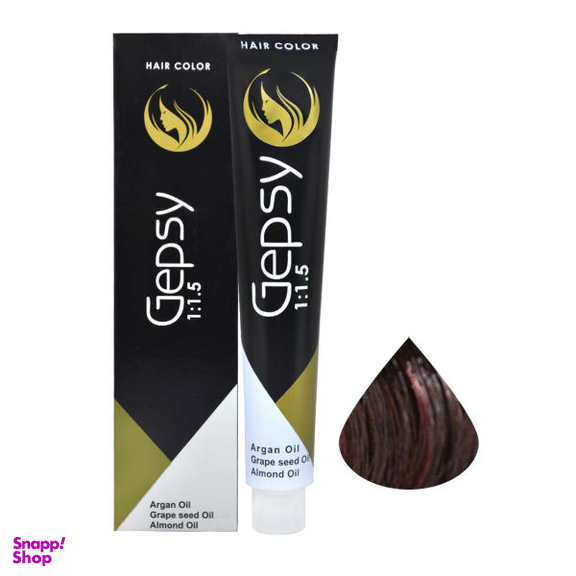 رنگ مو جیپسی (Gepsy) شماره 3.66 حجم 100 میلی‌لیتر رنگ شرابی تیره