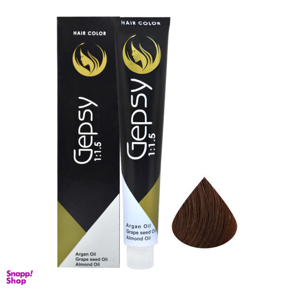 رنگ مو جیپسی (Gepsy) شماره 6.78 حجم 100 میلی‌لیتر رنگ کاپوچینو تیره