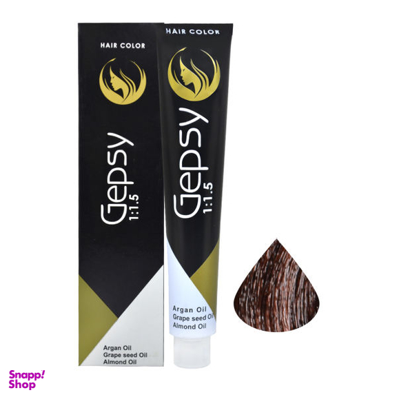 رنگ مو جیپسی (Gepsy) شماره 5.04 حجم 100 میلی‌لیتر رنگ بلوطی