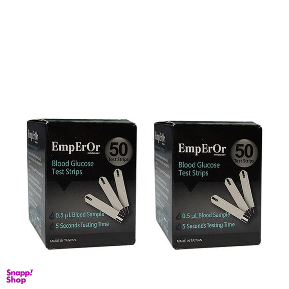 نوار تست قندخون امپرور (Emperor) مدل Ok2Aj دو بسته 50 عددی
