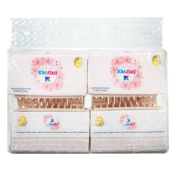 دستمال توالت 50 برگ ایزی پیک (Easy Pick) بسته 4 عددی