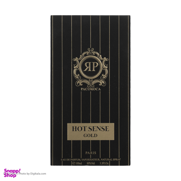 ادوپرفیوم مردانه پاکورکا (Pacoroca) مدل Hot Sense Gold ‌