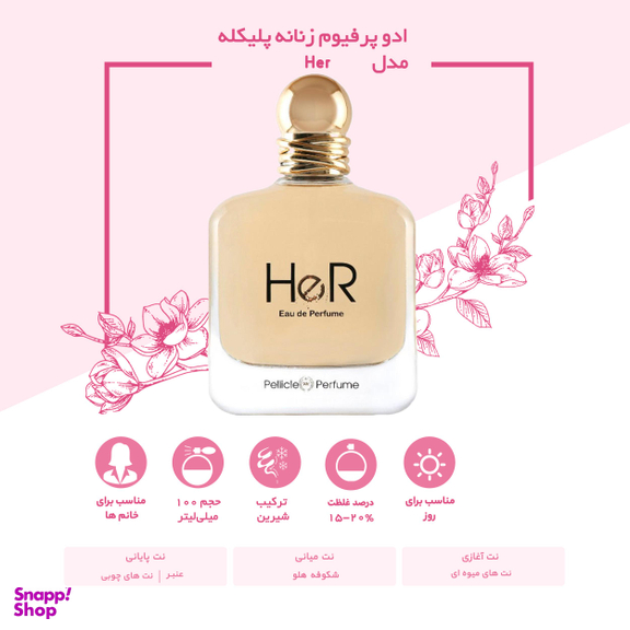 ادوپرفیوم زنانه پلیکله (Pellicle) مدل Her