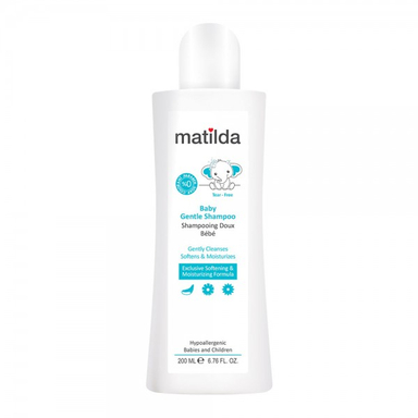 شامپو ملایم کودک ماتیلدا (Matilda) مدل Gentle حجم 200 میلی لیتر