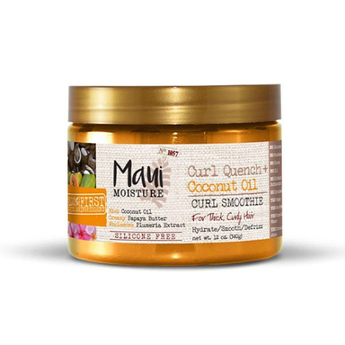 ماسک مو فر و مجعد مایویی (Maui) مدل Quench + Coconut Oil Hydrating وزن 340 گرم
