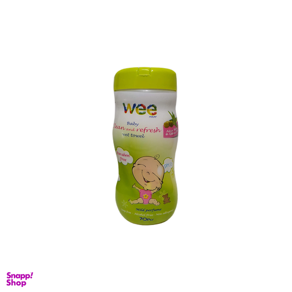 دستمال مرطوب وی کر (Wee Care) مدل الوورا