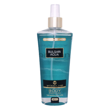 بادی اسپلش مردانه وود لایک (Woodlike) مدل bvlgari aqua حجم 250 میلی لیتر