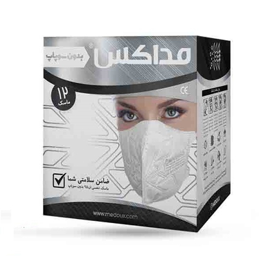 ماسک ان95 سیلور مداکس (Medoux) بسته 12 عددی