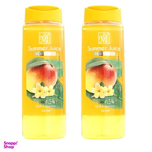 پک دو عددی شامپو بدن مای (MY) مدل Summer Juice حجم 420 میلی لیتر