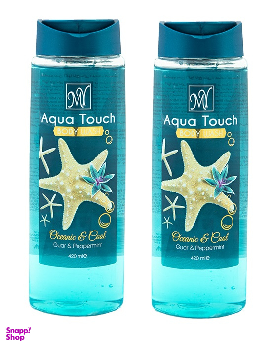 پک دو عددی شامپو بدن مای (MY) مدل Aqua Touch حجم 420 میلی لیتر