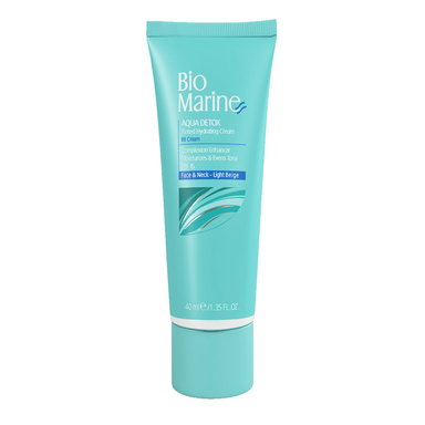 کرم رطوبت رسان بایومارین (BioMarine) با SPF15 رنگ بژ طبیعی حجم 40 میلی لیتر