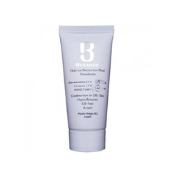 کرم ضد آفتاب بیزانس (Byzance) مناسب پوست خشک شماره 30 رنگ رز بژ با SPF 50 حجم 30 میلی لیتر