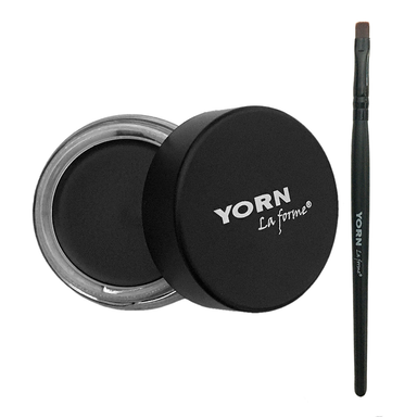 خط چشم ژلی کاسه ای یورن مدل Black شماره 100