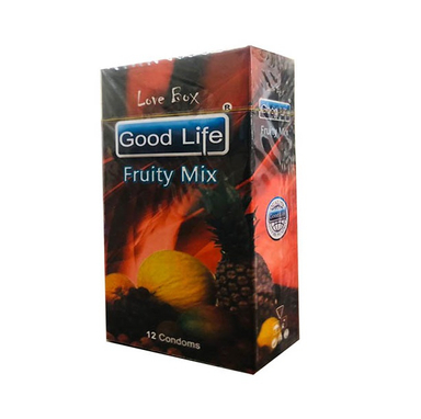 کاندوم گودلایف سری Love Box مدل Fruity Mix بسته 12 عددی