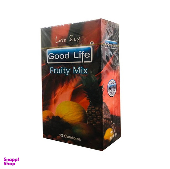 کاندوم گودلایف سری Love Box مدل Fruity Mix بسته 12 عددی
