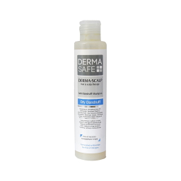 شامپو ضد شوره درماسیف (Dermasafe) مناسب پوست خشک حجم 200 میلی لیتر