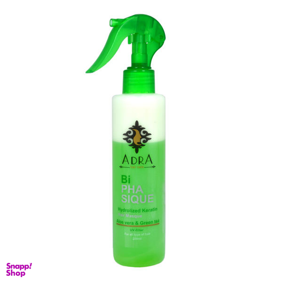 اسپری مو دوفاز آدرا (Adra) مدل keratin حجم 150 میلی لیتر