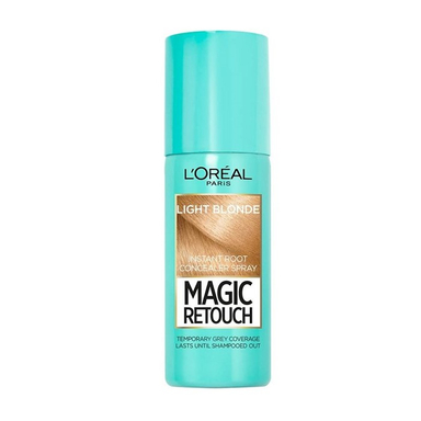 اسپری رنگ ریشه مو لورآل (Loreal) مدل Magic Retouch رنگ خاکستری دودی حجم 75 میلی لیتر