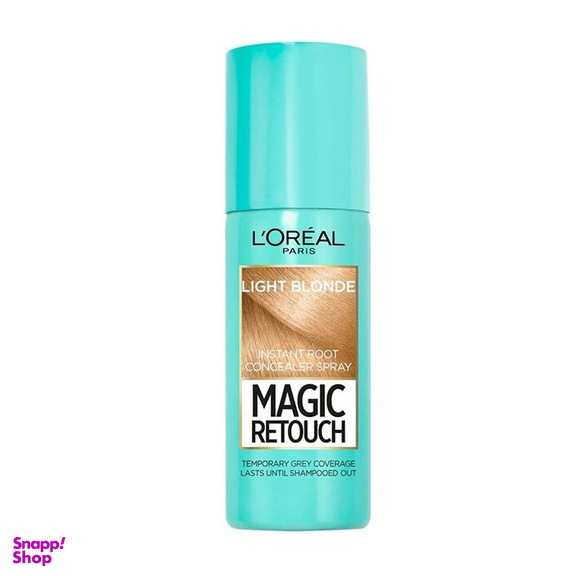 اسپری رنگ ریشه مو لورآل (Loreal) مدل Magic Retouch رنگ خاکستری دودی حجم 75 میلی لیتر