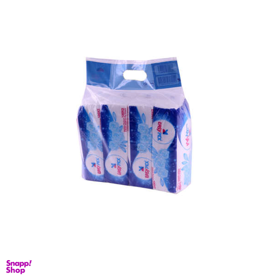دستمال کاغذی 100 برگ ایزی پیک مدل Flower بسته 4 عددی