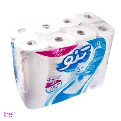دستمال توالت تنو مدل Classic بسته 24 عددی