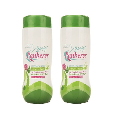 دستمال مرطوب پنبه ریز (Panberes) مدل آلویه ورا 70 عددی مجموعه 2 عددی