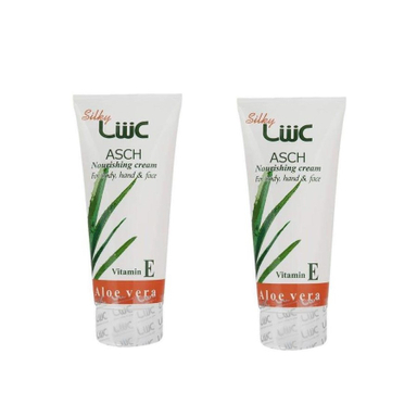 کرم مرطوب کننده عش (ash) مدل Aloe vera حجم 200 میلی‌لیتر مجموعه 2 عددی
