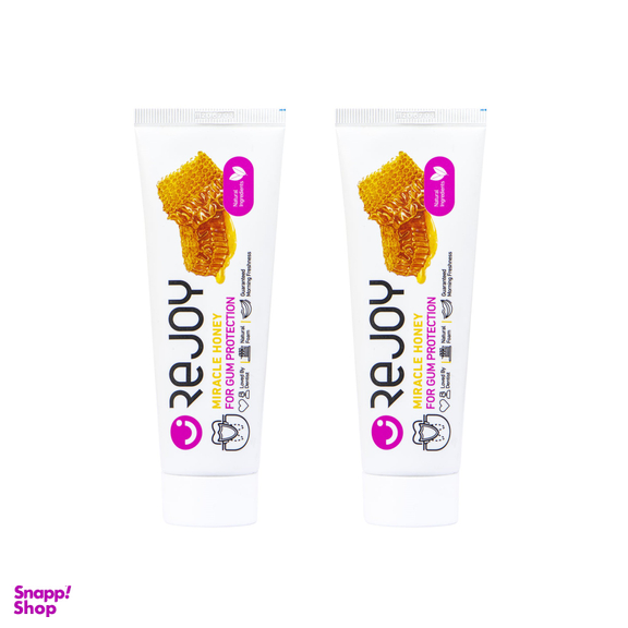 خمیر دندان ریجوی (Rejoy) مدل Honey وزن 100 گرم مجموعه 2 عددی