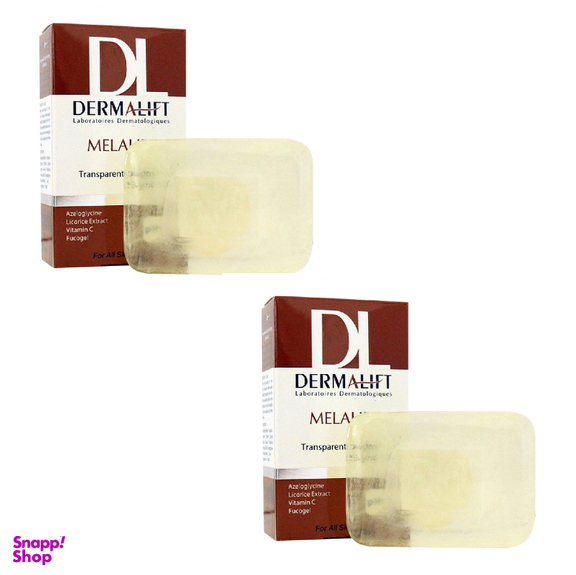 پن شفاف روشن کننده پوست درمالیفت (Dermalift) مدل Melafit وزن 100 گرم مجموعه 2 عددی