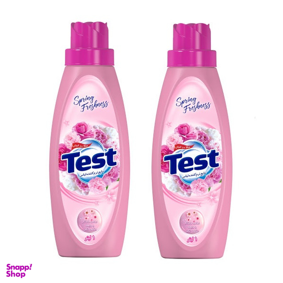 نرم کننده لباس تست مدل Spring Freshness حجم 1000 میلی لیتر مجموعه 2 عددی