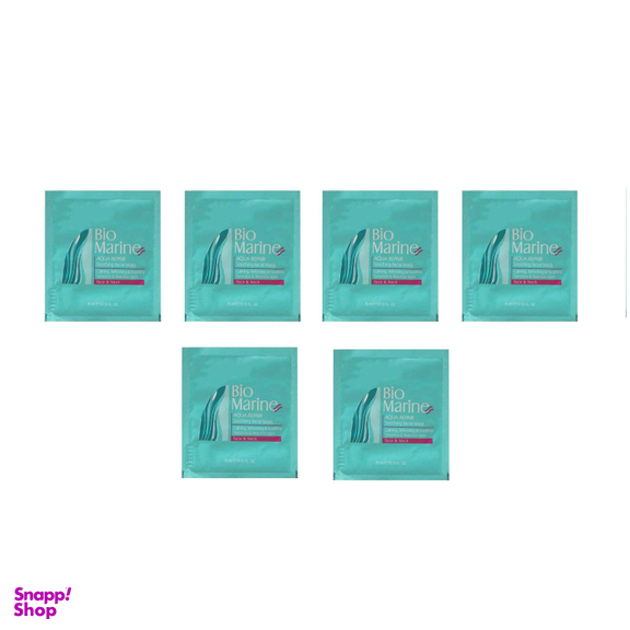 ماسک صورت بایومارین (Biomarine) مدل جلبک دریایی حجم 15 میلی‌لیتر بسته 3 عددی مجموعه 2 عددی