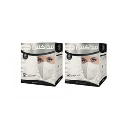 ماسک ان95 کربن پلاس مداکس (Medoux) بسته 12 عددی مجموعه 2 عددی