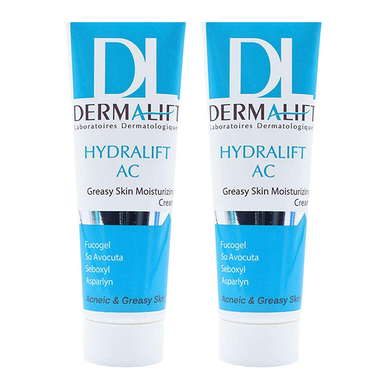 کرم مرطوب کننده درمالیفت (Dermalift) مدل هیدرالیفت حجم 50 میلی‌لیتر مجموعه 2 عددی