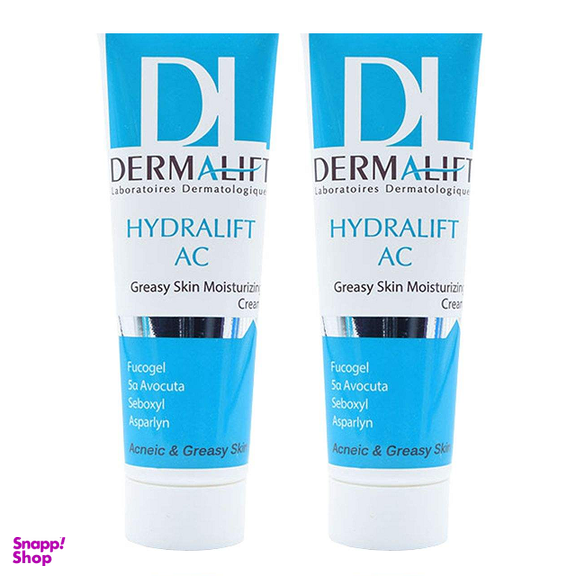 کرم مرطوب کننده درمالیفت (Dermalift) مدل هیدرالیفت حجم 50 میلی‌لیتر مجموعه 2 عددی
