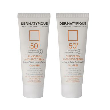کرم ضد آفتاب درماتیپیک (Dermatypique) مدل روشن کننده با spf50 حجم 40 میلی‌لیتر مجموعه 2 عددی