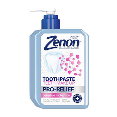 خمیر دندان پمپی زنون (Zenon) مدل Pro- Relief حجم 230 میلی لیتر