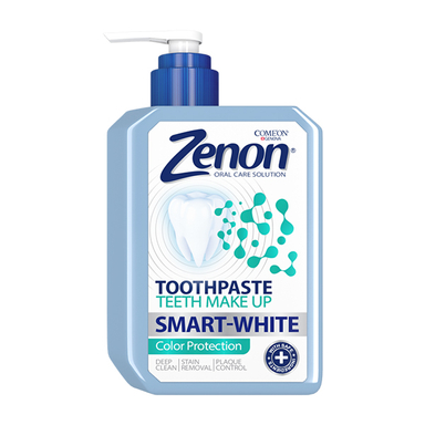 خمیر دندان پمپی زنون (Zenon) مدل Samrt-White حجم 230 میلی لیتر
